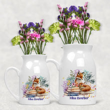 Заредете изображение във визуализатора на галерията – Персонализирана керамична ваза Подарък за учител - Лисичка