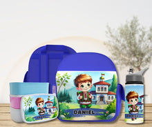 Заредете изображение във визуализатора на галерията – Персонализиранa раница, бутилка и кутия – Български мотиви за момче 2