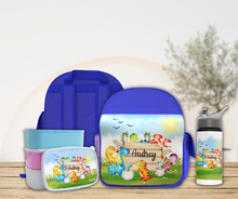 Заредете изображение във визуализатора на галерията – Персонализиранa раница, бутилка и кутия – Динозаври