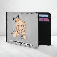 Заредете изображение във визуализатора на галерията – Персонализиран портфейл за деня на Бащата - Ръце