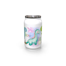 Заредете изображение във визуализатора на галерията – Персонализирана чаша кенче със сламка - Динозаври