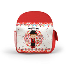 Заредете изображение във визуализатора на галерията – Персонализиранa раница, бутилка и кутия – Български мотиви за момиче