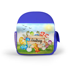 Заредете изображение във визуализатора на галерията – Персонализиранa раница, бутилка и кутия – Динозаври