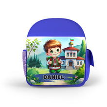 Заредете изображение във визуализатора на галерията – Персонализиранa раница, бутилка и кутия – Български мотиви за момче 2