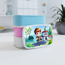 Заредете изображение във визуализатора на галерията – Персонализиранa раница, бутилка и кутия – Български мотиви за момче 2