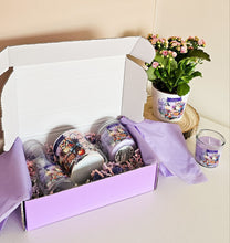 Заредете изображение във визуализатора на галерията – Комплект с продукти по ваш избор подарък за учител - Бухалчета в лилаво