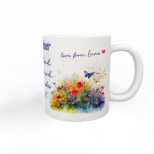 Заредете изображение във визуализатора на галерията – Персонализирана чаша Подарък за учител - Пеперуди