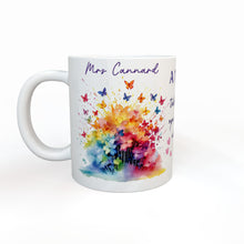 Заредете изображение във визуализатора на галерията – Персонализирана чаша Подарък за учител - Пеперуди 2