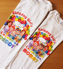 Заредете изображение във визуализатора на галерията – Тениски за цялото Семейство - Рожден ден Cocomelon