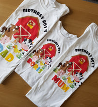 Заредете изображение във визуализатора на галерията – Тениски за цялото Семейство - Рожден ден Ферма