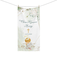 Заредете изображение във визуализатора на галерията – Персонализира кърпа за кръщене за момче -Ангел