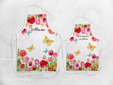Заредете изображение във визуализатора на галерията – Престилка за Майка и дъщеря - Пролетни Цветя