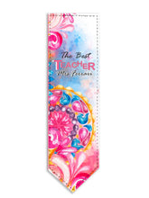 Заредете изображение във визуализатора на галерията – Персонализиран книгоразделител от изкуствена кожа за учител