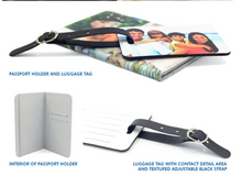 Заредете изображение във визуализатора на галерията – Персонализиран таг етикет за куфар - Момиче с куфар