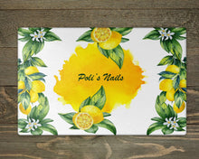 Заредете изображение във визуализатора на галерията – Стъклена дъска за рязане от закаленo стъкло - Жълти Лимони