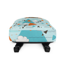 Заредете изображение във визуализатора на галерията – Раница за училище - Куче в самолет