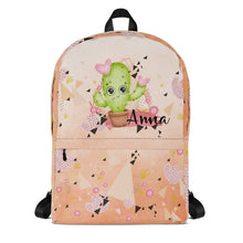 Заредете изображение във визуализатора на галерията – Персонализирана раница за училище - Кактус