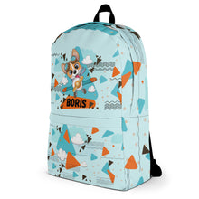 Заредете изображение във визуализатора на галерията – Раница за училище - Куче в самолет