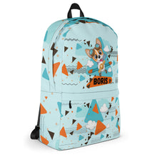 Заредете изображение във визуализатора на галерията – Раница за училище - Куче в самолет