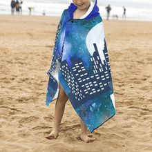 Заредете изображение във визуализатора на галерията – Детскa кърпa за баня с качулка - Мече