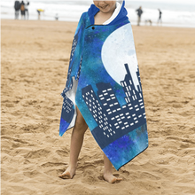 Заредете изображение във визуализатора на галерията – Детскa кърпa за баня с качулка - Батман