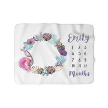 Заредете изображение във визуализатора на галерията – Baby Milestone одеало за момичета