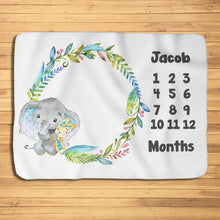 Заредете изображение във визуализатора на галерията – Baby Milestone одеало за момченца