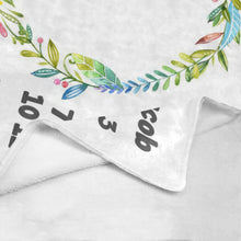 Заредете изображение във визуализатора на галерията – Baby Milestone одеало за момченца