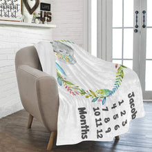 Заредете изображение във визуализатора на галерията – Baby Milestone одеало за момченца