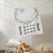 Заредете изображение във визуализатора на галерията – Baby Milestone одеало за момченца