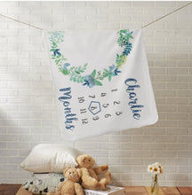 Заредете изображение във визуализатора на галерията – Baby Milestone одеало за момченца