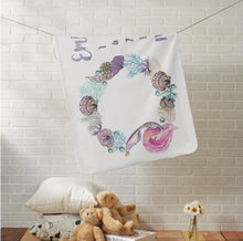 Заредете изображение във визуализатора на галерията – Baby Milestone одеало за момичета