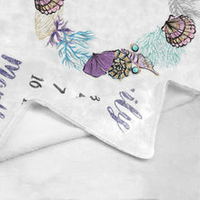 Заредете изображение във визуализатора на галерията – Baby Milestone одеало за момичета