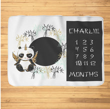 Заредете изображение във визуализатора на галерията – Baby Milestone одеало за момченца