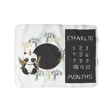 Заредете изображение във визуализатора на галерията – Baby Milestone одеало за момченца