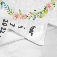 Заредете изображение във визуализатора на галерията – Baby Milestone одеало за момичета