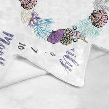 Заредете изображение във визуализатора на галерията – Baby Milestone одеало за момичета