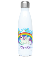 Заредете изображение във визуализатора на галерията – Голяма персонализирана бутилка за вода - Еднорог