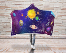 Заредете изображение във визуализатора на галерията – Персонализирано одеяло с качулка Космос