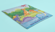 Заредете изображение във визуализатора на галерията – Комплетк Персонализирано Одеяло и Възглавница - Динозаври