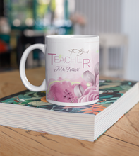 Заредете изображение във визуализатора на галерията – Комплект Персонализиран тефтер, чаша и книгоразделител за учител -Пепел от рози