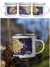 Заредете изображение във визуализатора на галерията – Персонализирано метално Канче със снимка - обичам те от тук до луната