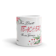 Заредете изображение във визуализатора на галерията – Персонализирана чаша Подарък за учител -Червени рози