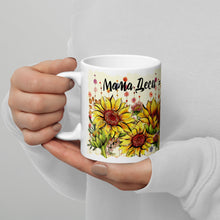 Заредете изображение във визуализатора на галерията – Персонализирана чаша за деня на майката - Слънчогледи