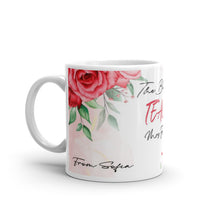 Заредете изображение във визуализатора на галерията – Персонализирана чаша Подарък за учител -Червени рози