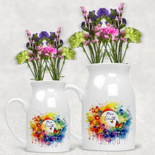 Заредете изображение във визуализатора на галерията – Персонализирана керамична ваза Подарък за учител - Пеперуди
