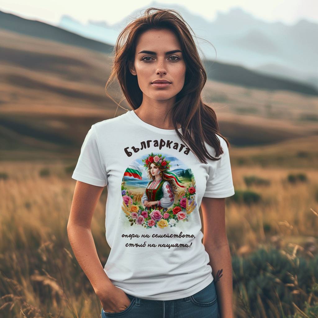 Тениски - Българка опора на семейството Вариант 3