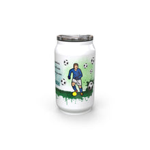 Заредете изображение във визуализатора на галерията – Персонализирана чаша кенче със сламка - Футболист

