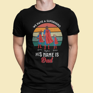Персонализирана тениска за  Деня на баща - Superhero