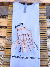 Заредете изображение във визуализатора на галерията – Персонализирана тениска за  Деня на баща - Ръце
